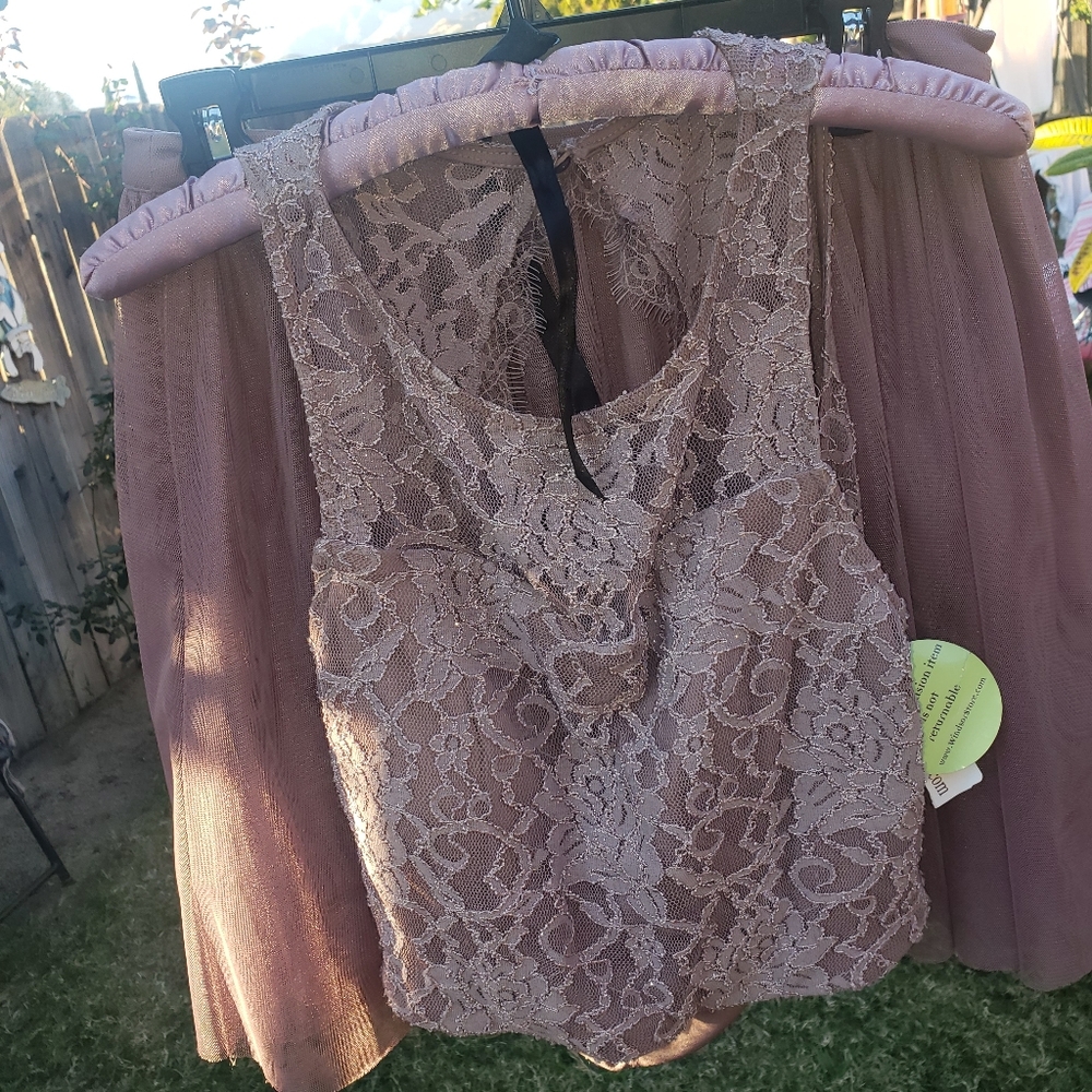 Dress and skirt